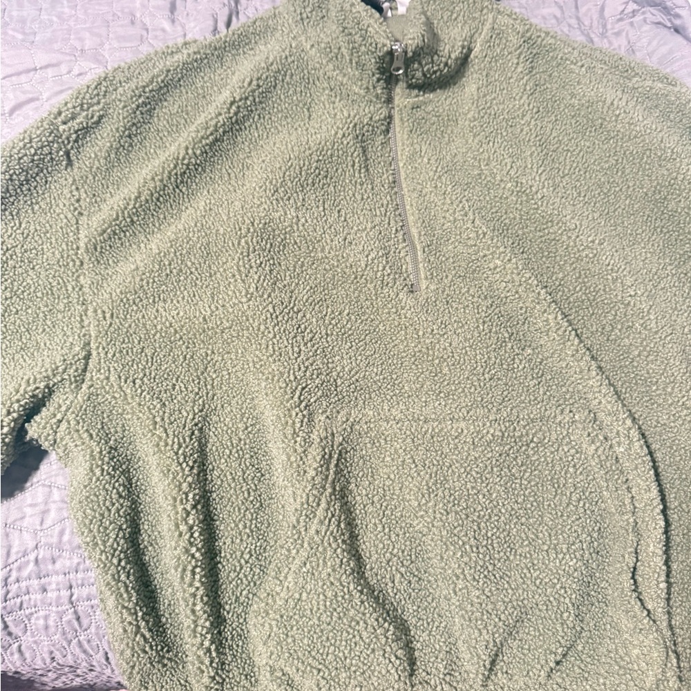 Green Textured Jacket - Picture 2 of 3